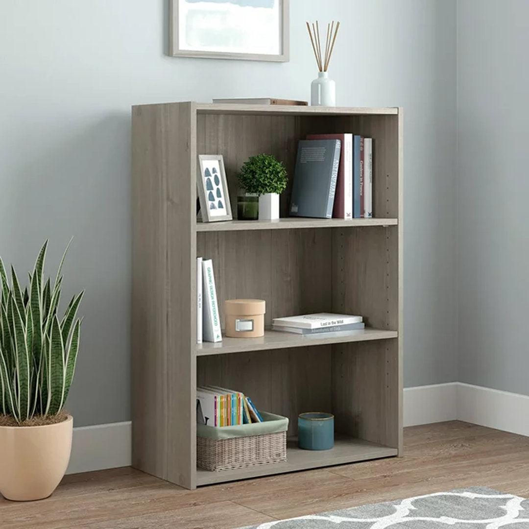 Arisztid 35.28" H x 24.57" W Standard Bookcase Lark Manor™ Color: Silver Sycamore