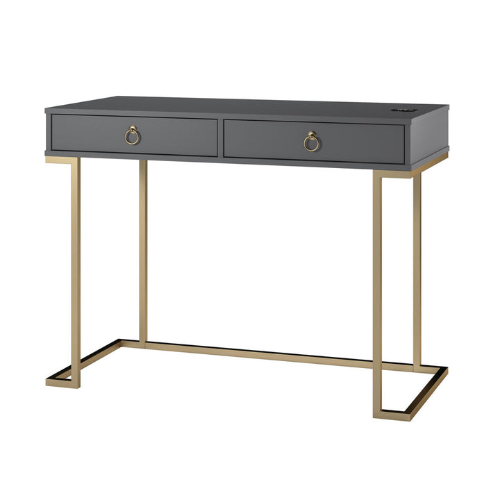 Battista Writing Desk Willa Arlo™ Interiors Color (Top): Graphite Gray