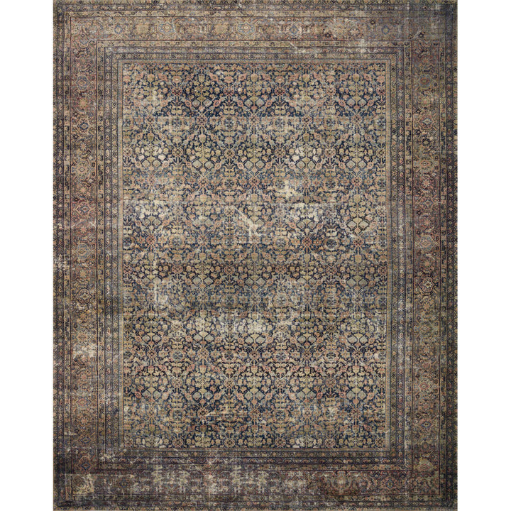 Amber Lewis x Loloi Morgan Denim/Multi Rug Amber Lewis x Loloi Rug Size: Rectangle 5' x 7'