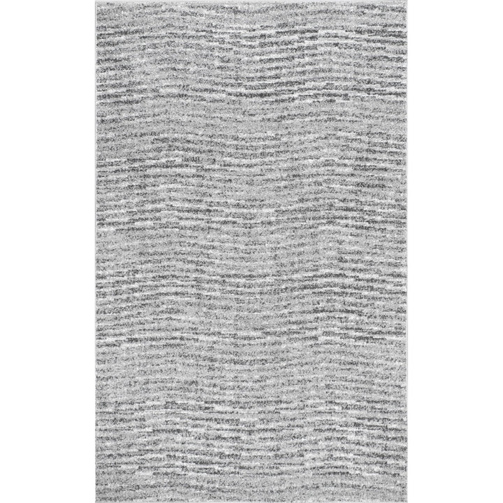 Artimas Abstract Transitional Performance Gray Rug Ebern Designs Rug Size: Rectangle 9' x 12'