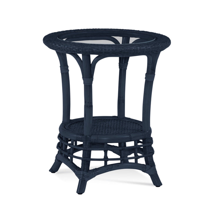 Luca Chairside Table Birch Lane™ Color: Navy