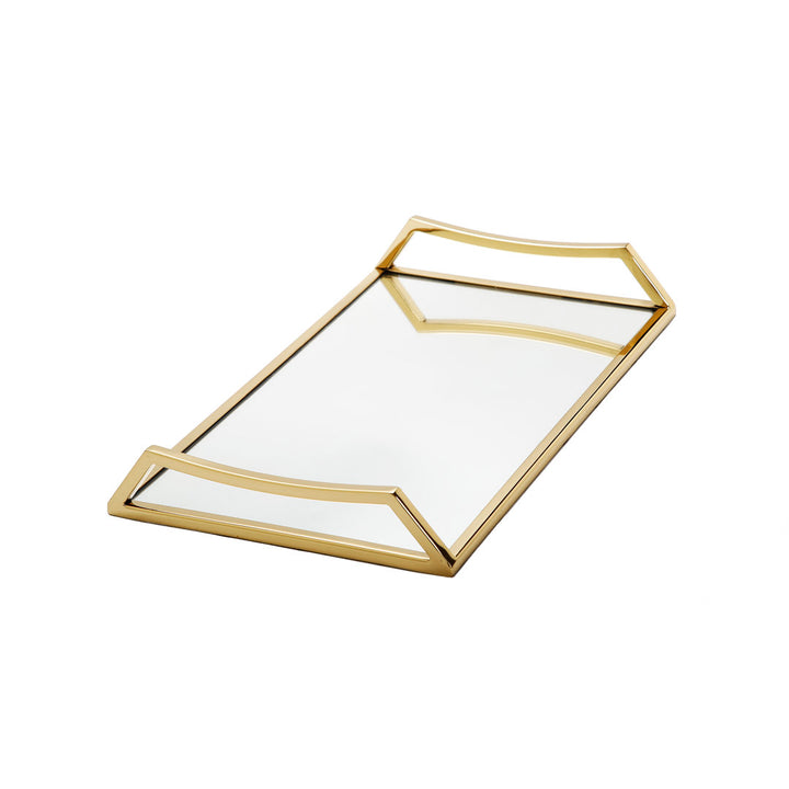 Frohmut Mirror Vanity Tray Mercer41 Finish: Gold