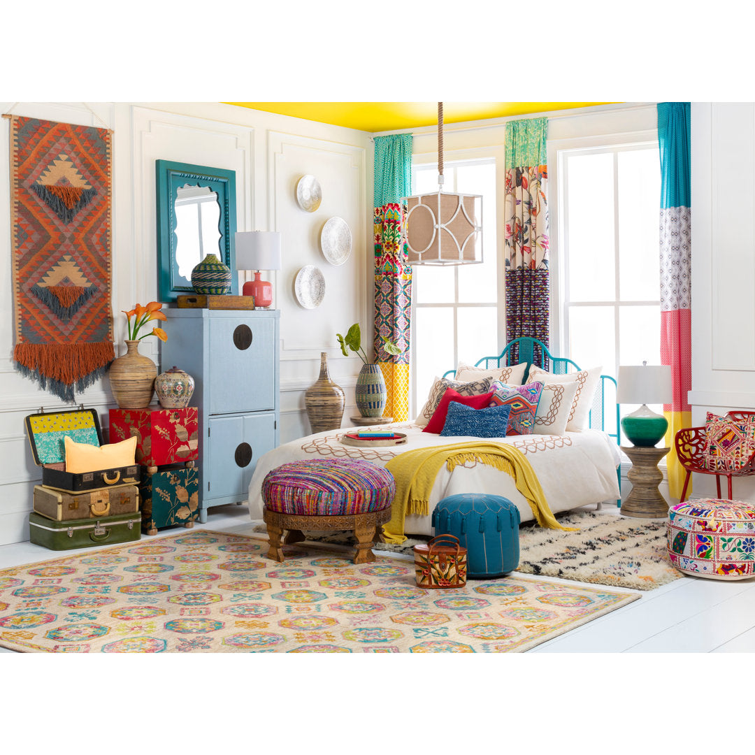 Lorna Floral Pouf Mistana™