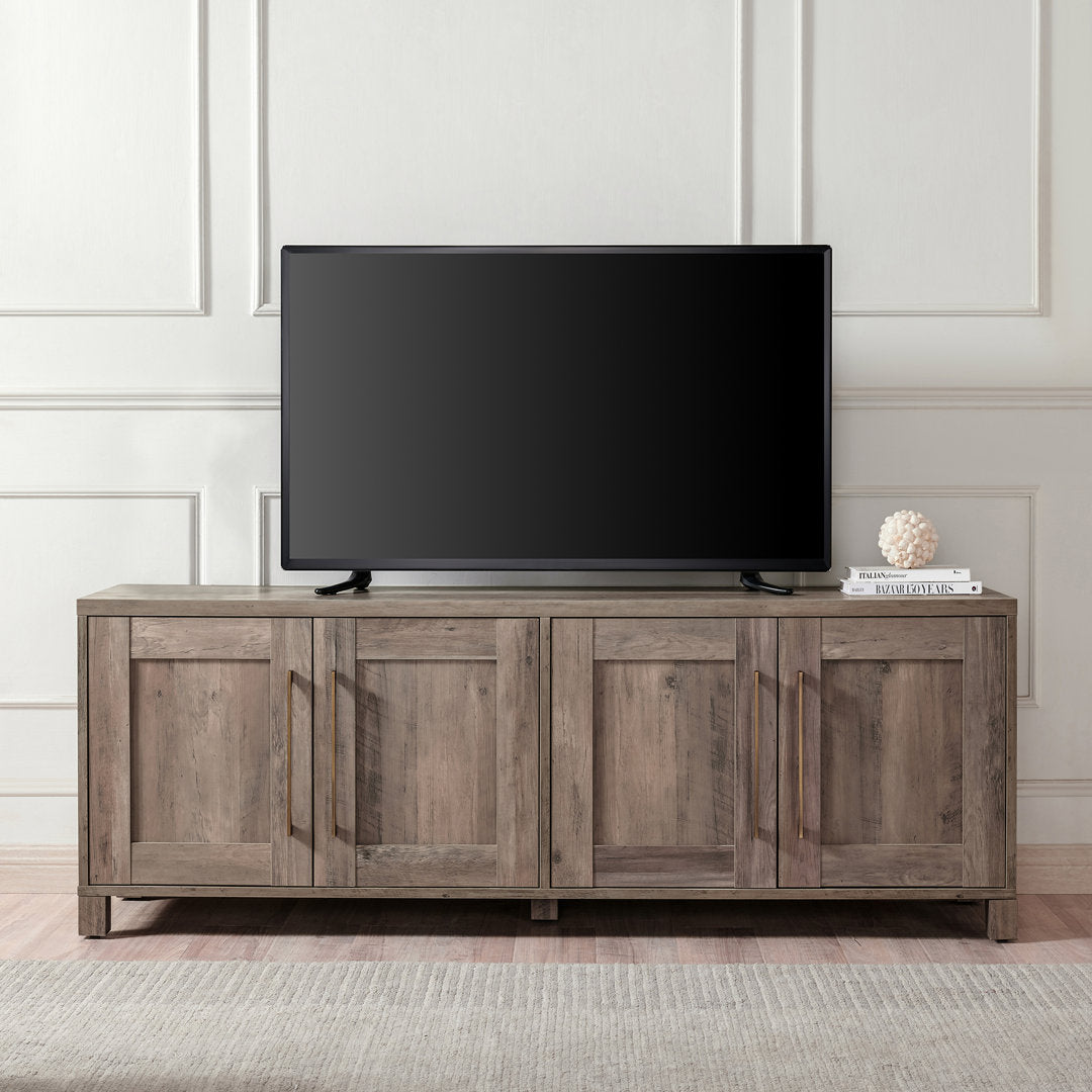Chabot TV Stand for TVs up to 78" Latitude Run® Color: Gray/Oak