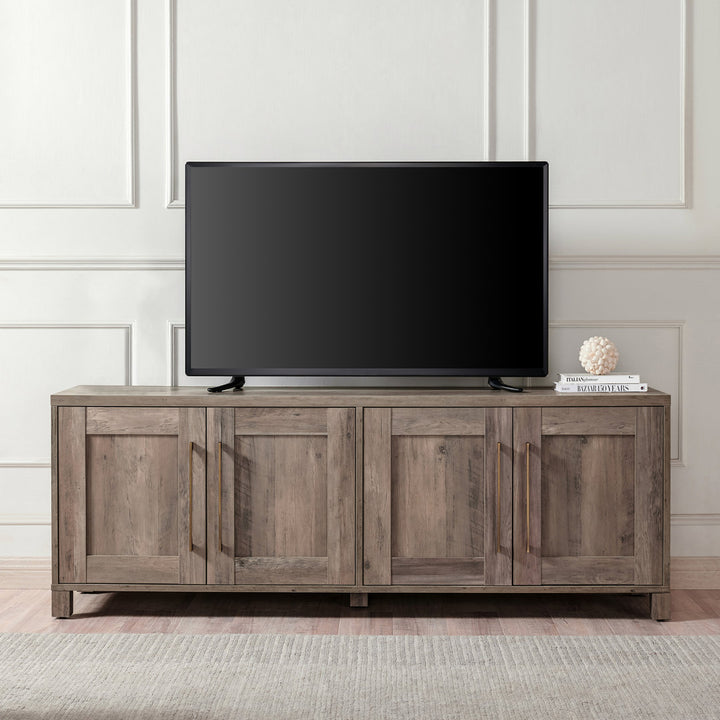 Chabot TV Stand for TVs up to 78" Latitude Run® Color: Gray/Oak