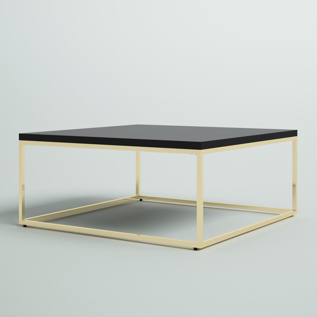 Adilson Coffee Table Wade Logan® Color: Black/Gold