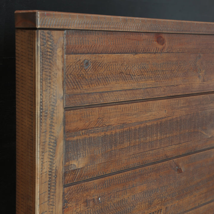 Montauk Solid Wood Bed Grain Wood Furniture Color: Rustic Walnut Size: Full