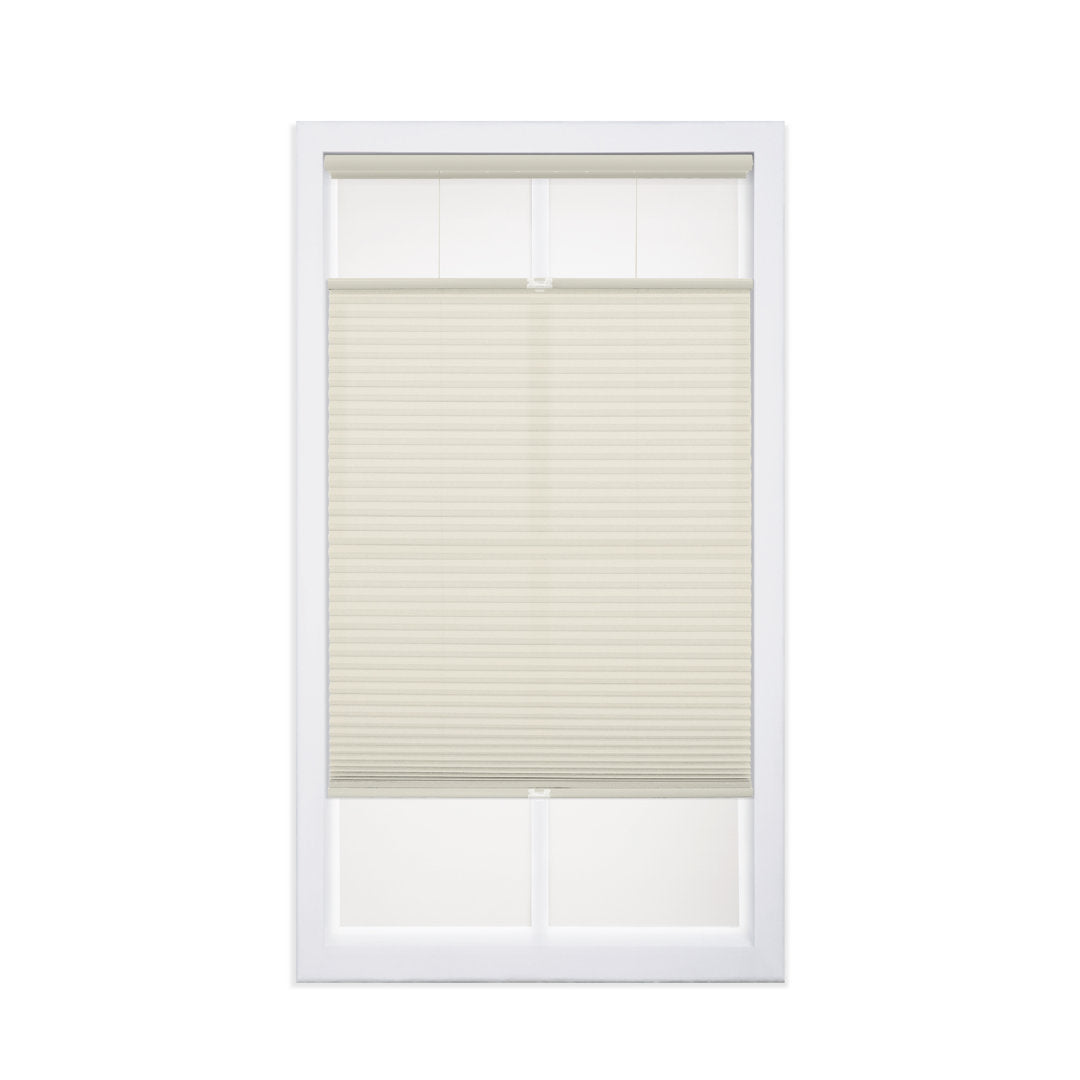 1 inch Cordless Semi-Sheer Light Filtering Top Down Bottom Up Cellular Shade Symple Stuff Blind Size: 68"W x 72"L Finish: Alabaster