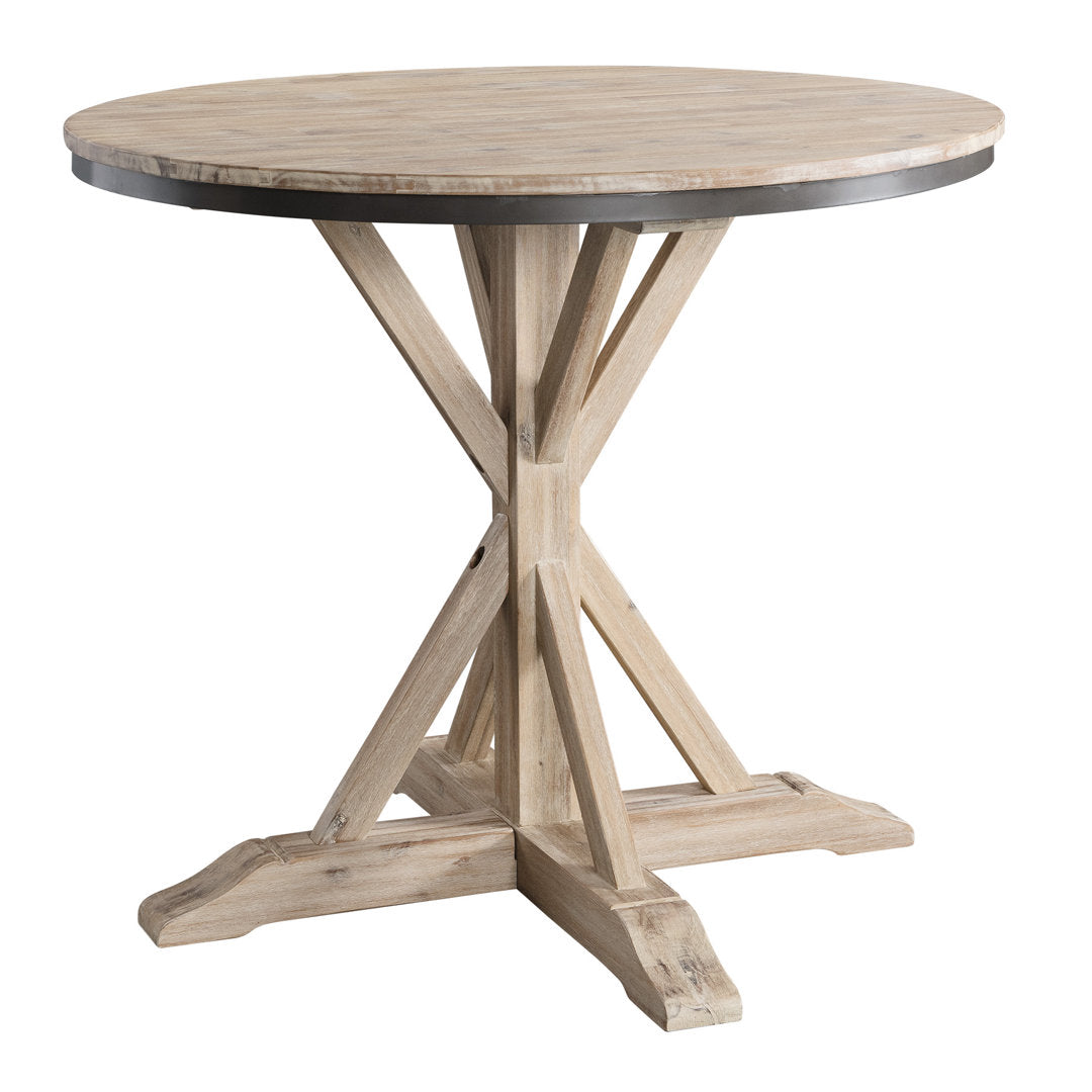 Eugley Pedestal Dining Table Sand & Stable™ Size: Counter Height (36" Height)