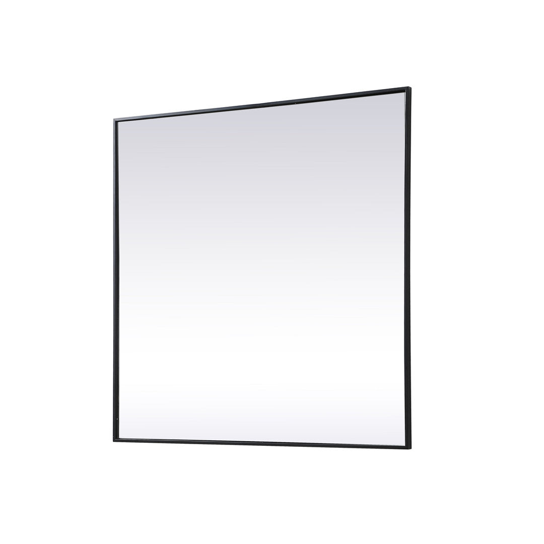 Valparaiso Accent Mirror Wade Logan® Size: 42"  x 42"  Finish: Black