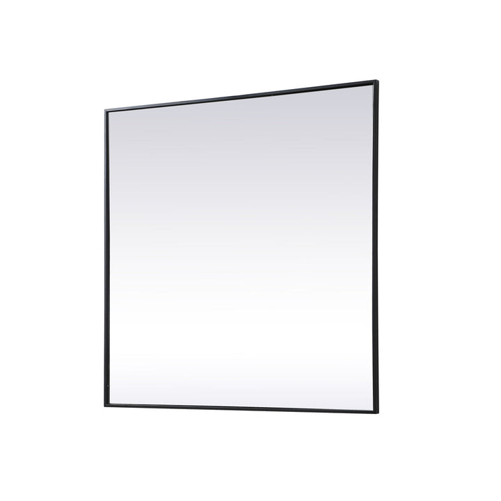 Valparaiso Accent Mirror Wade Logan® Size: 42"  x 42"  Finish: Black