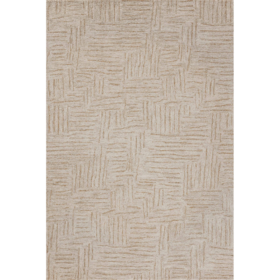 Chris Loves Julia x Loloi Polly Smoke / Sand Area Rug Chris Loves Julia x Loloi Rug Size: Rectangle 3'6" x 5'6"