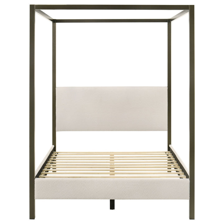 Tibold Upholstered Canopy Bed Latitude Run® Size: Queen
