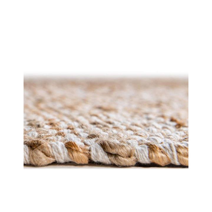 Geometric Handmade Braided Natural Rug Dakota Fields Rug Size: Rectangle 10' x 14'1"