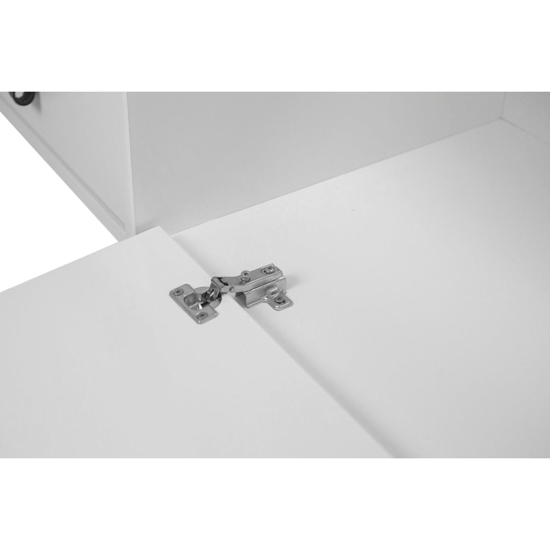 Pharr Low Profile Storage Platform Bed Latitude Run® Color: White Size: Full