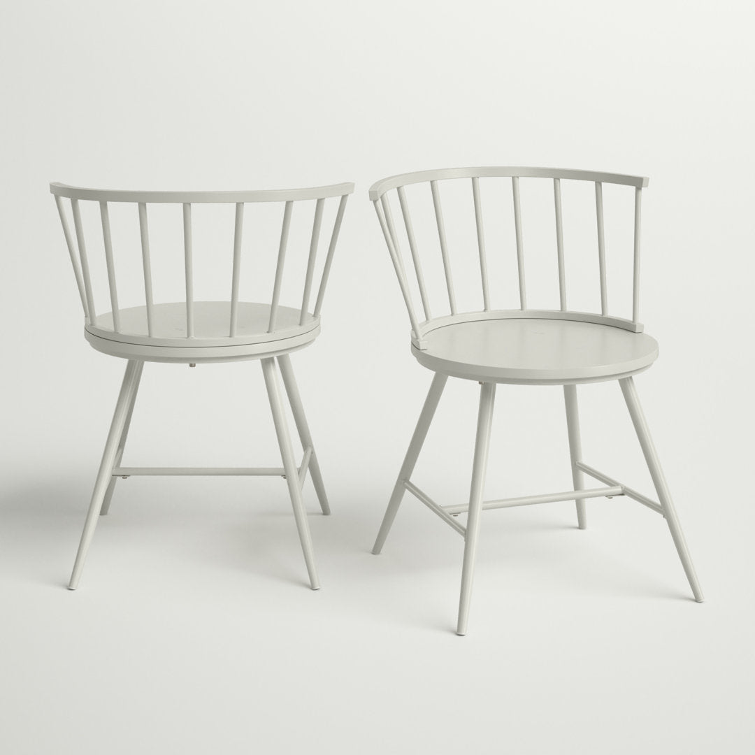 Johanna Metal Side Chair (Set of 2) Laurel Foundry Modern Farmhouse® Color: Silver Birch