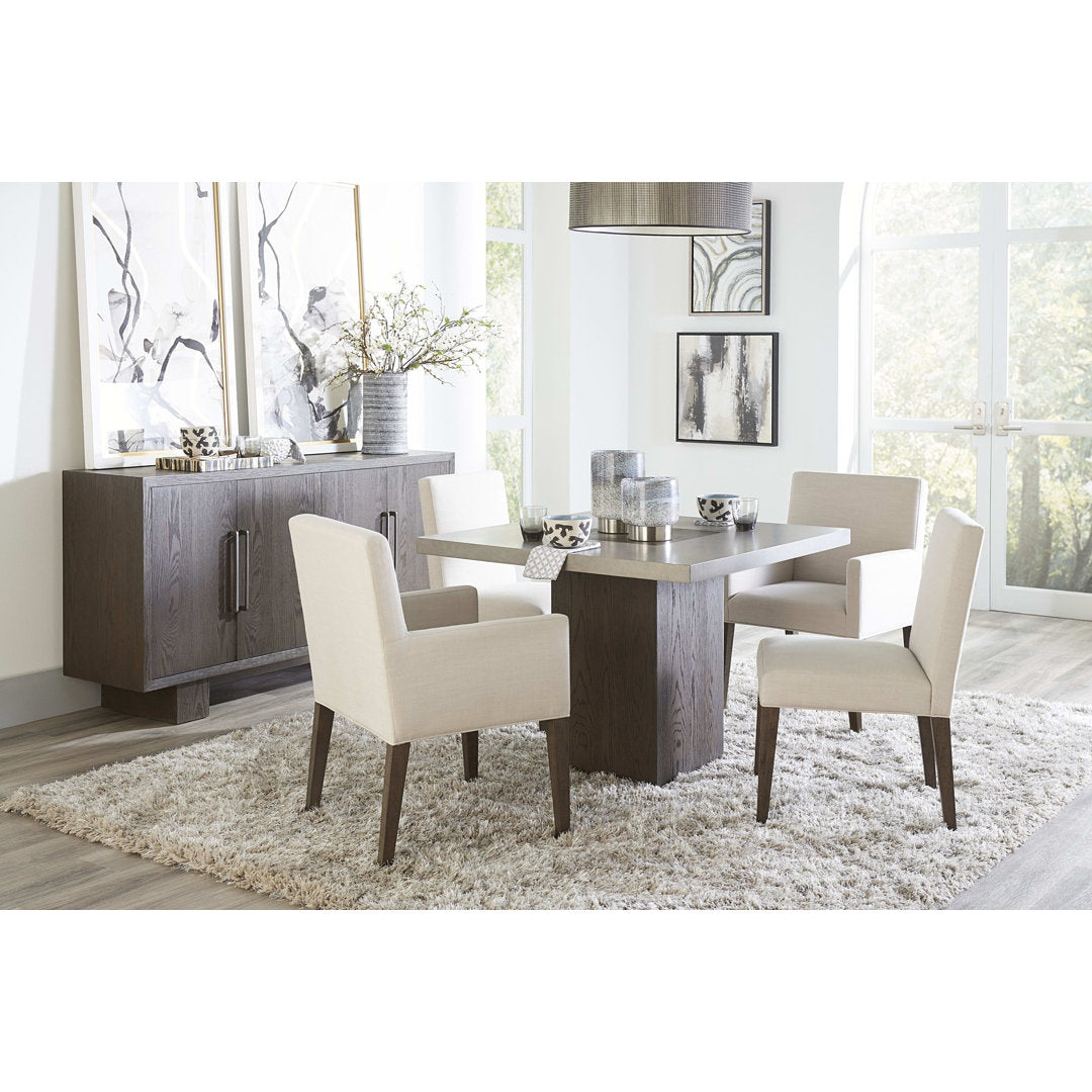 Meria Upholstered Arm Chair in Beige (Set of 2) Joss & Main