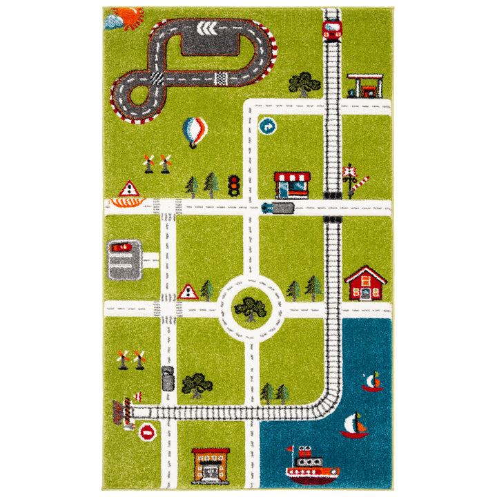 Gaven Green/Ivory Rug Andover Mills™ Baby & Kids Rug Size: Rectangle 10' x 14'