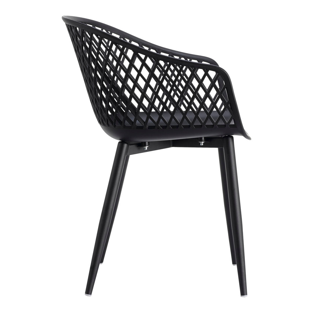 Newark Patio Dining Armchair (Set of 2) AllModern Color: Black
