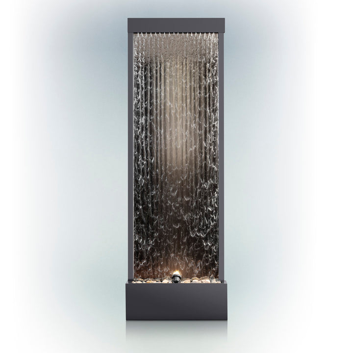 Statesboro Metal Mirror Fountain with Light Latitude Run® Color: Silver