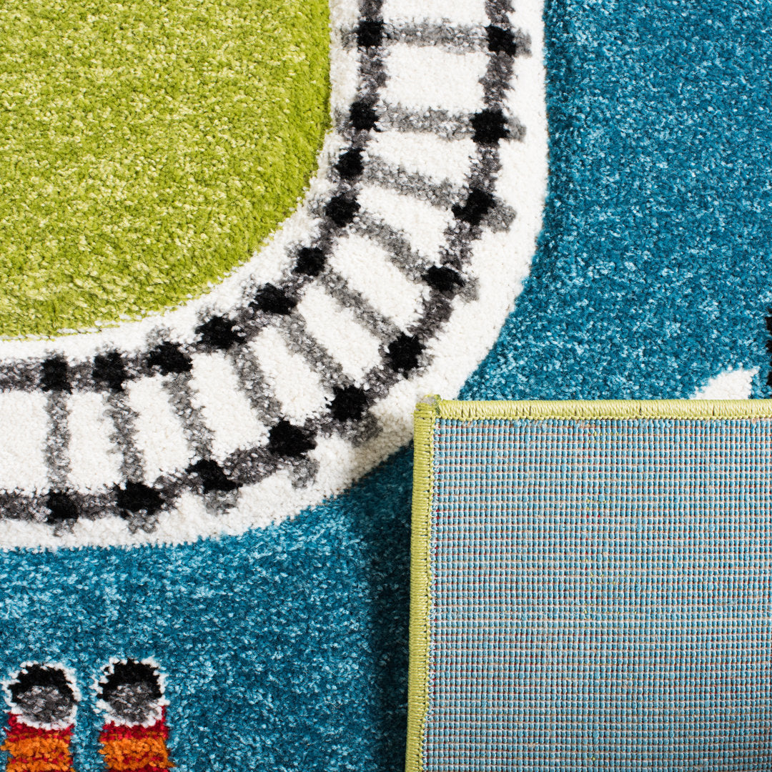 Gaven Green/Ivory Rug Andover Mills™ Baby & Kids Rug Size: Round 8'