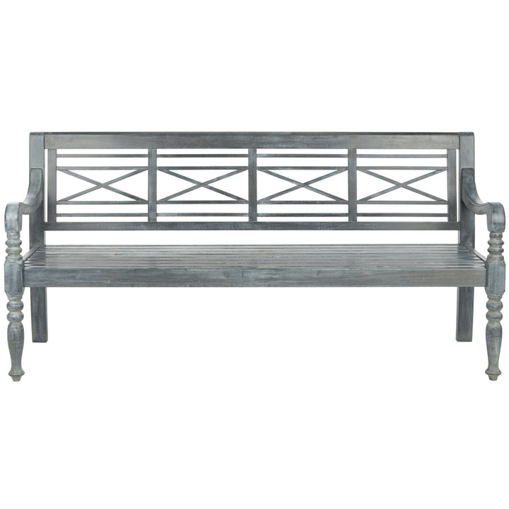 Paull Wooden Garden Bench Highland Dunes Color: Ash Gray
