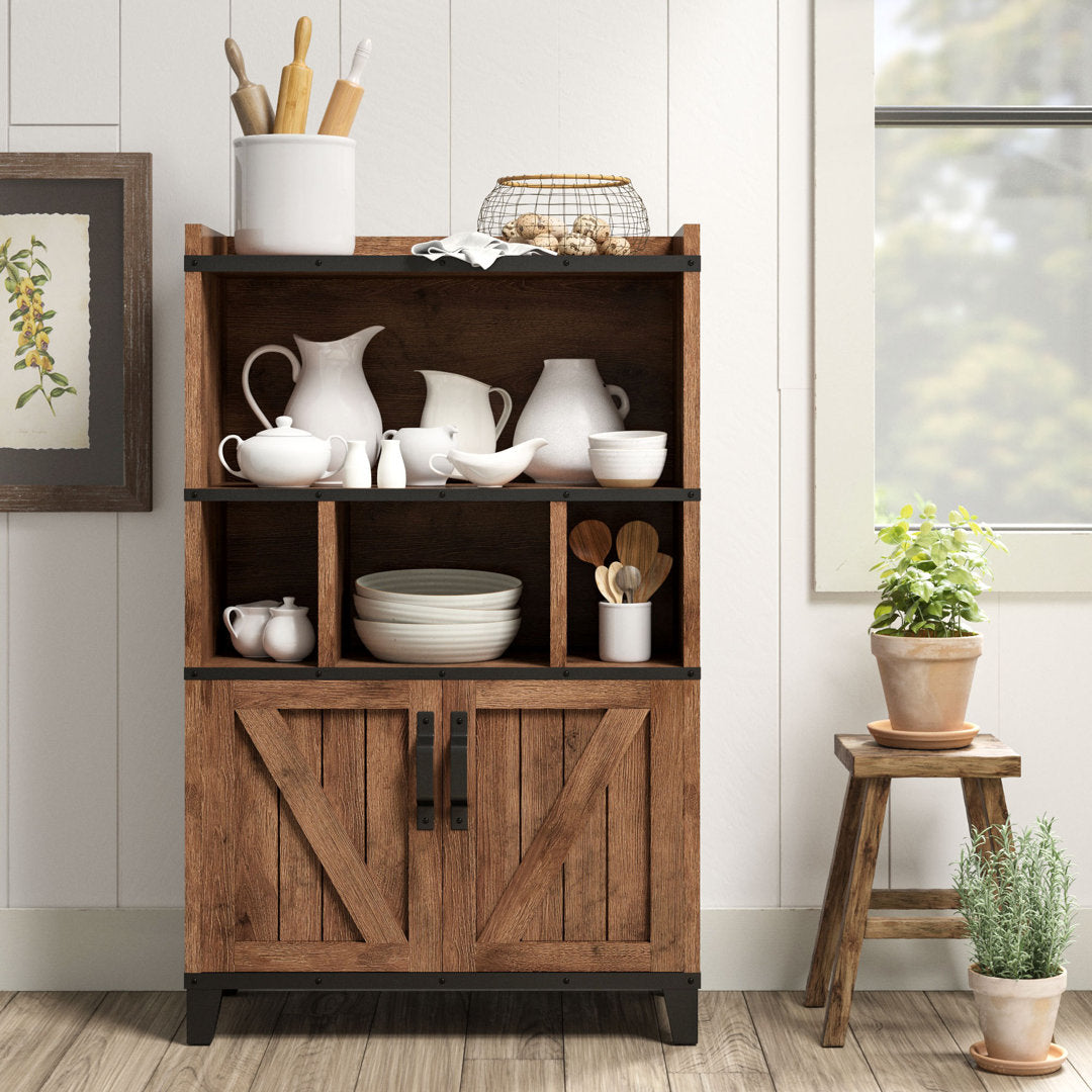 Peterkin 31.49" Wide Dining Hutch Union Rustic