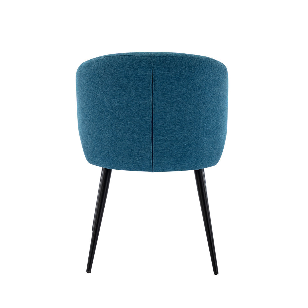 Parman Upholstered Arm Chair Mercury Row® Color: Blue