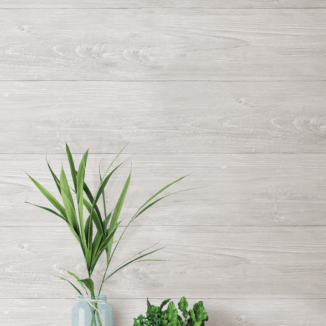 Bethune Wood Plank 18' L x 20.5" W Peel and Stick Wallpaper Roll Gracie Oaks