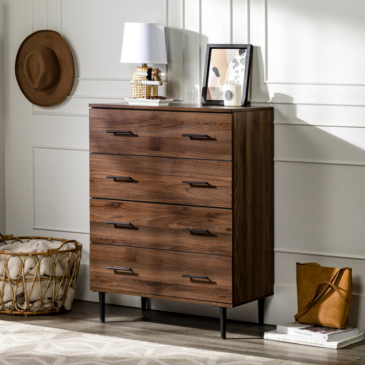 Cambi 4 Drawer 30" W Chest Wade Logan® Color: Dark Walnut/Dark Walnut