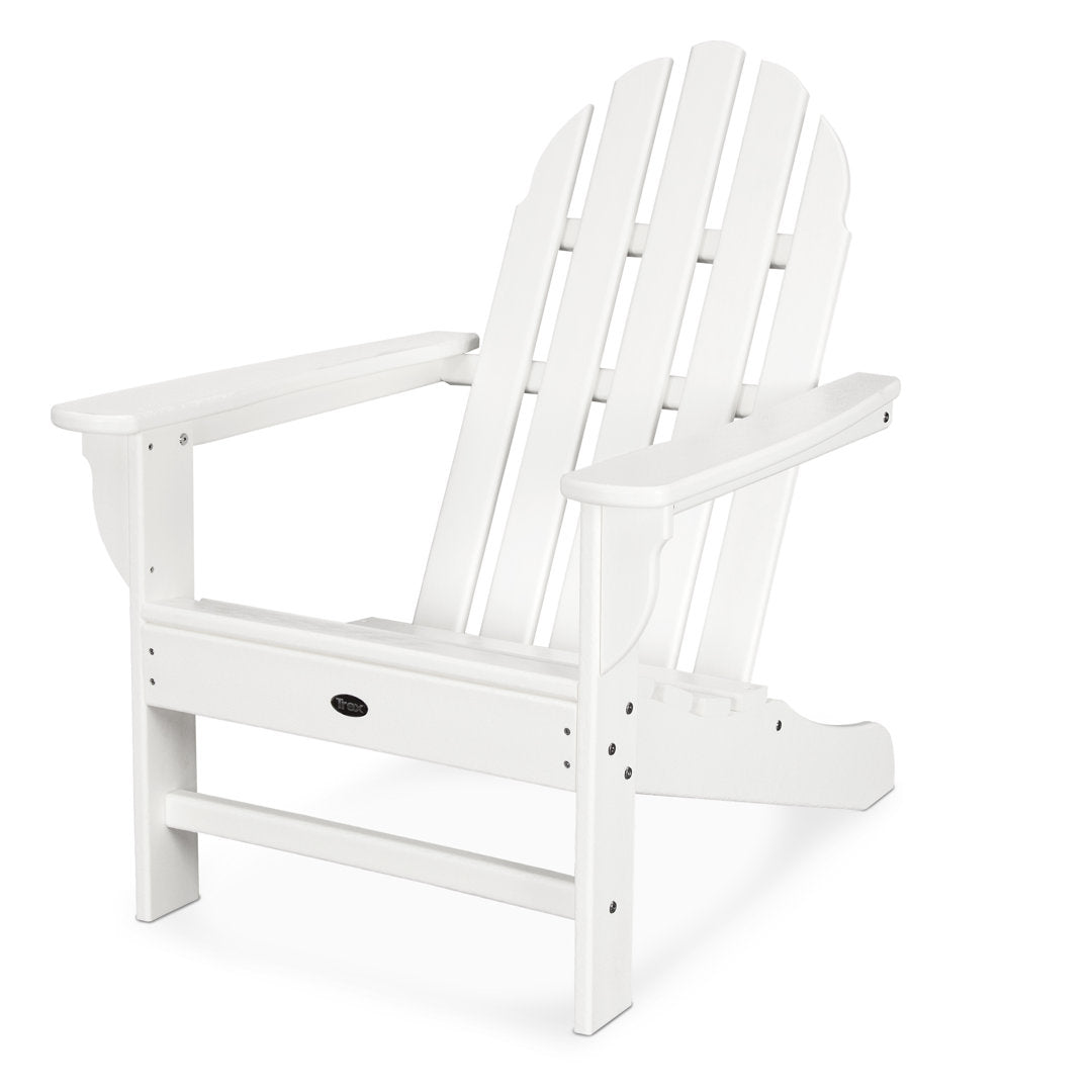 Cape Cod Adirondack Chair Trex Outdoor Color: Classic White