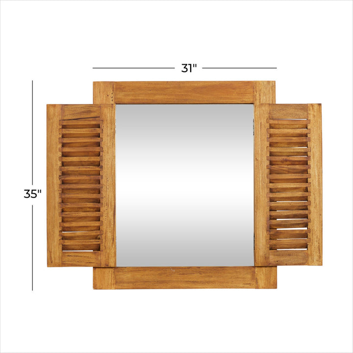 Ducote Wood Wall Mirror Loon Peak®