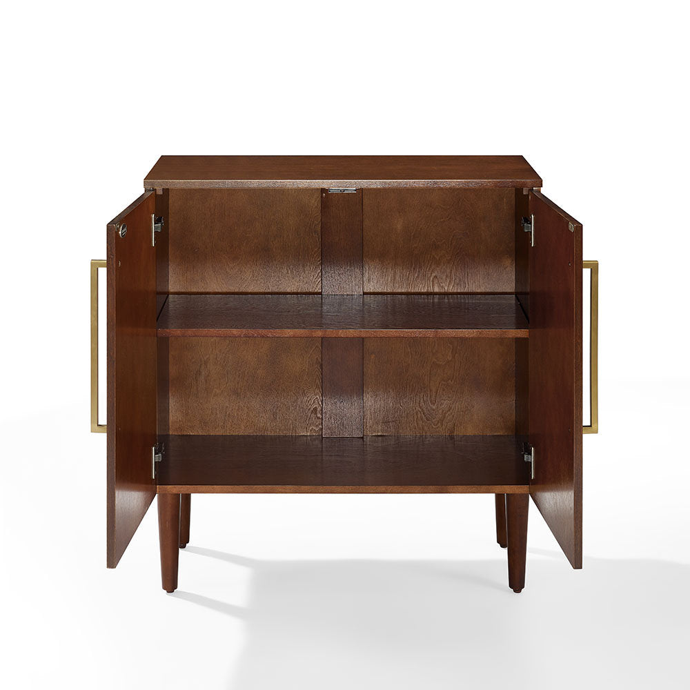 Ayinde 2 - Door Accent Cabinet Wade Logan® Color: Mahogany