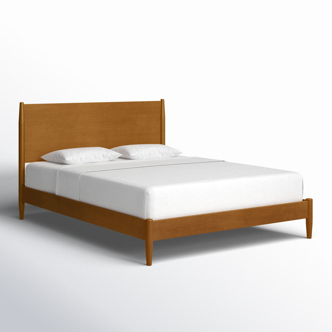 Stiles Platform Bed AllModern Color: Acorn Size: King