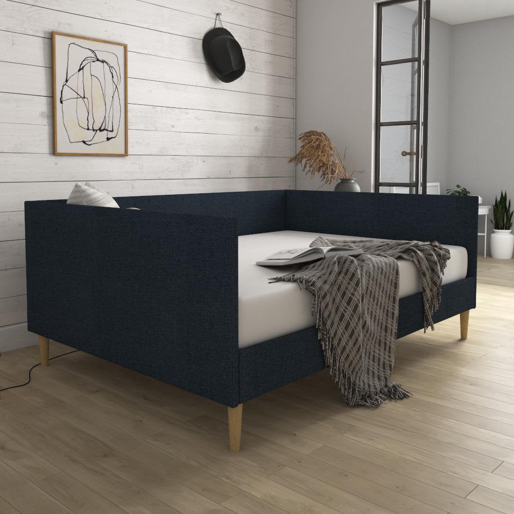 Chadlee Daybed Mercer41 Color: Navy Size: Twin