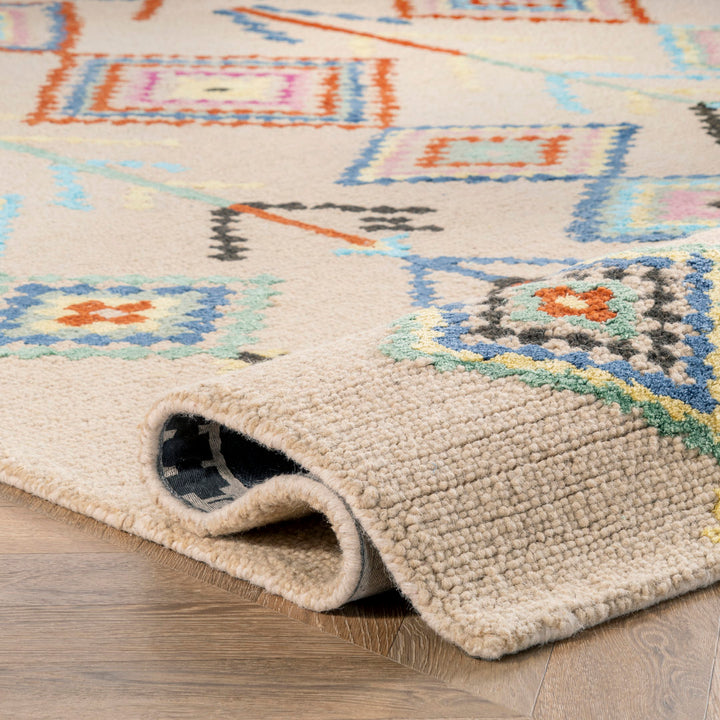 Agostini Handmade Tufted Wool Off-White Rug Mack & Milo™ Rug Size: Rectangle 2' x 3'