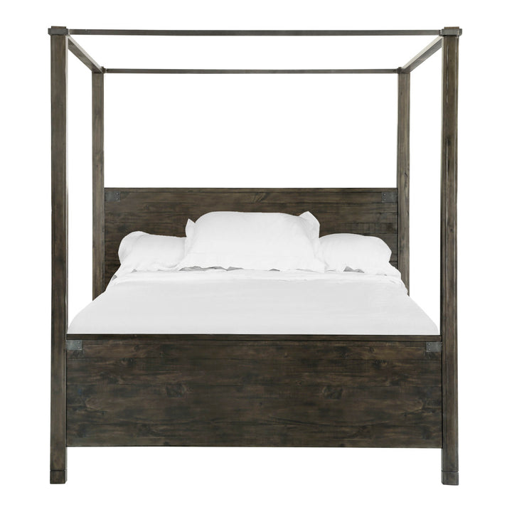 Breezewood Canopy Bed Birch Lane™ Size: Queen