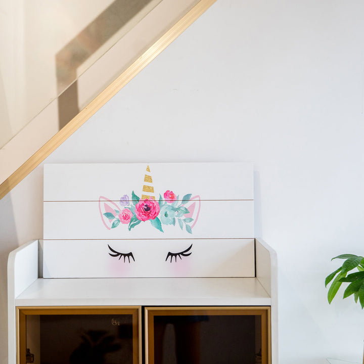 Delreal Unicorn Plank 3D Wall Décor Zoomie Kids