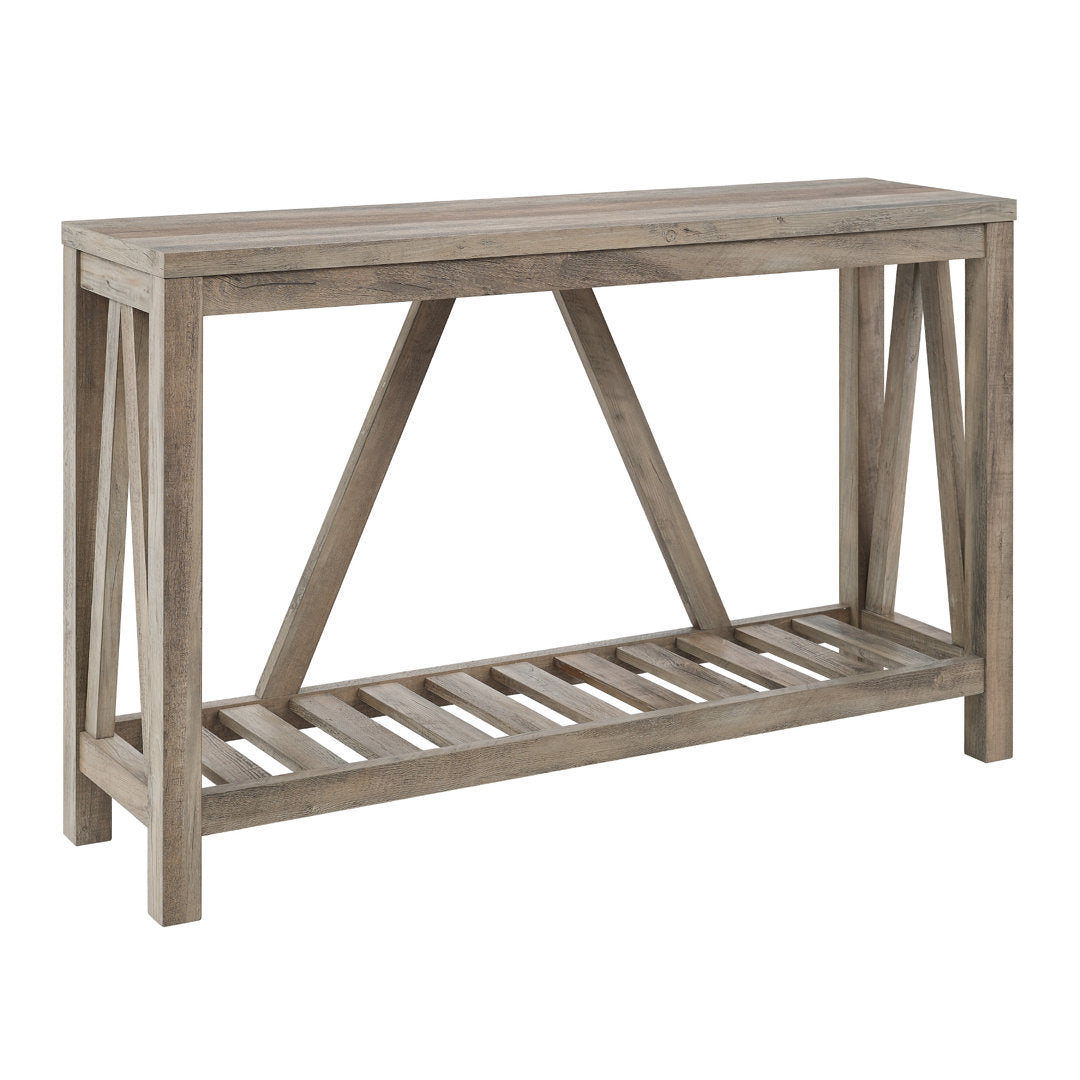 Rakira Modern Farmhouse Console Table Red Barrel Studio® Color: Gray Wash
