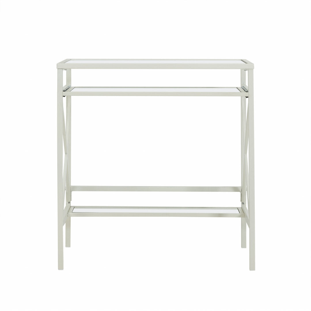 Jordynne Glass Desk Ebern Designs