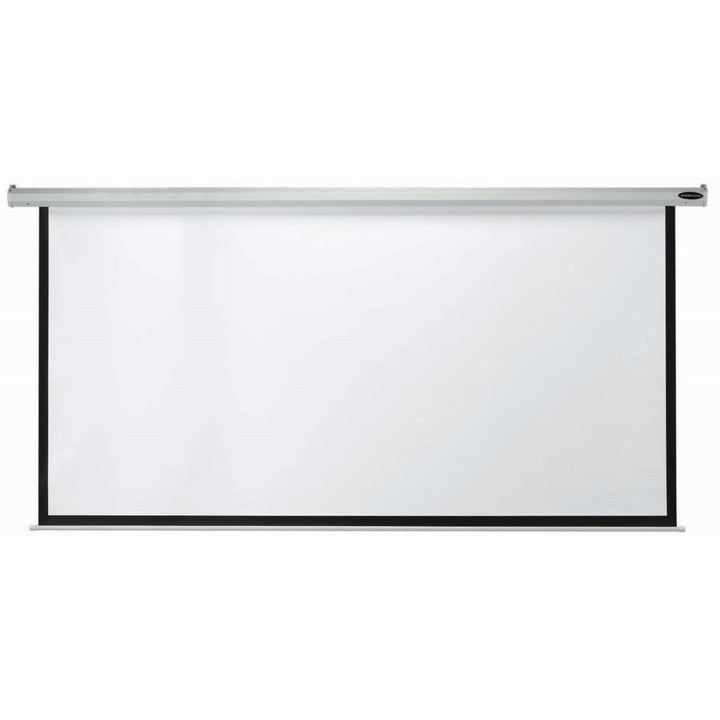 Matte White Manual Ceiling Mounted Projection Screen AARCO Viewing Area: 84" H x 84" W