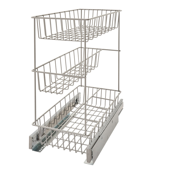 3 Tier Compact Kitchen Cabinet Pull Out Drawer ClosetMaid