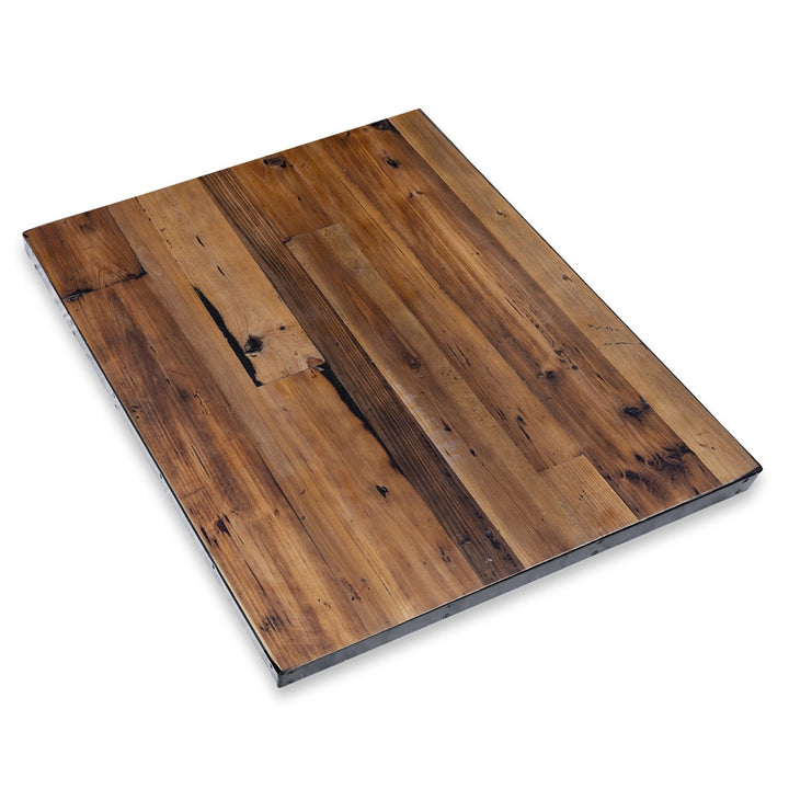 Heirloum Rectangular Metal Edge Table Top Heirloum Size: 1.5" H x 24" L x 24" W