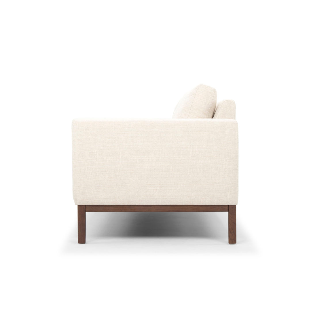 Clayton 84'' Upholstered Sofa Joss & Main Fabric: Venga Cream Performance Cross Weave