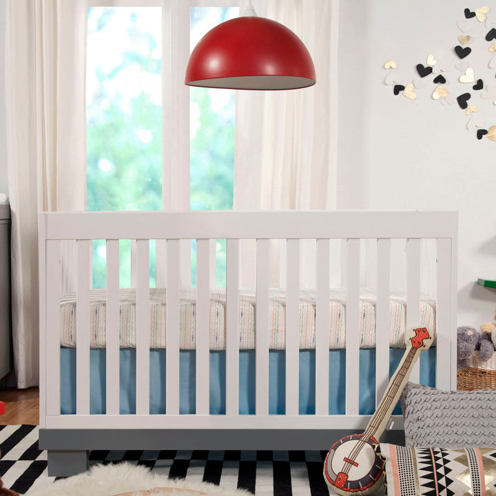 Modo 3-in-1 Convertible Crib babyletto Color: White/Gray
