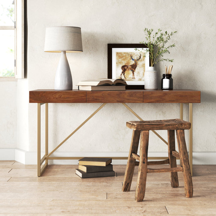 Rania Desk The Twillery Co.® Top Color: Light Walnut