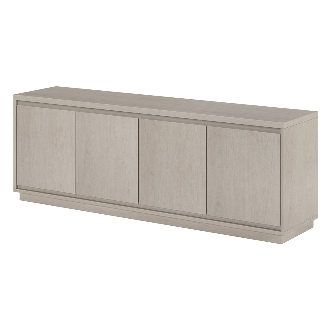 Presque TV Stand for TVs up to 78" Wade Logan® Color: Antiqued Gray Oak