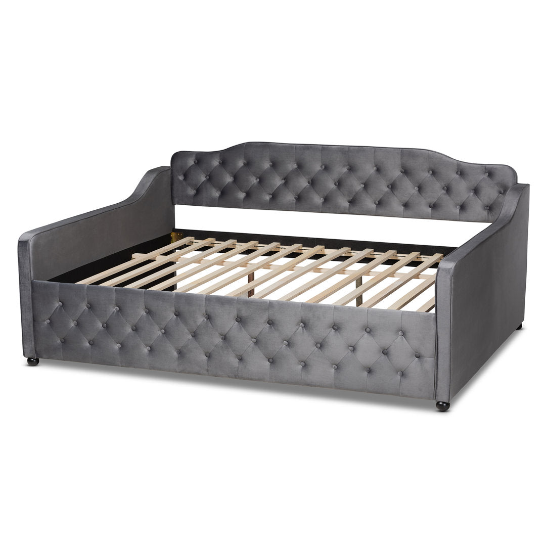 Whittlesey Solid Wood Daybed Rosdorf Park Color: Gray Size: Queen