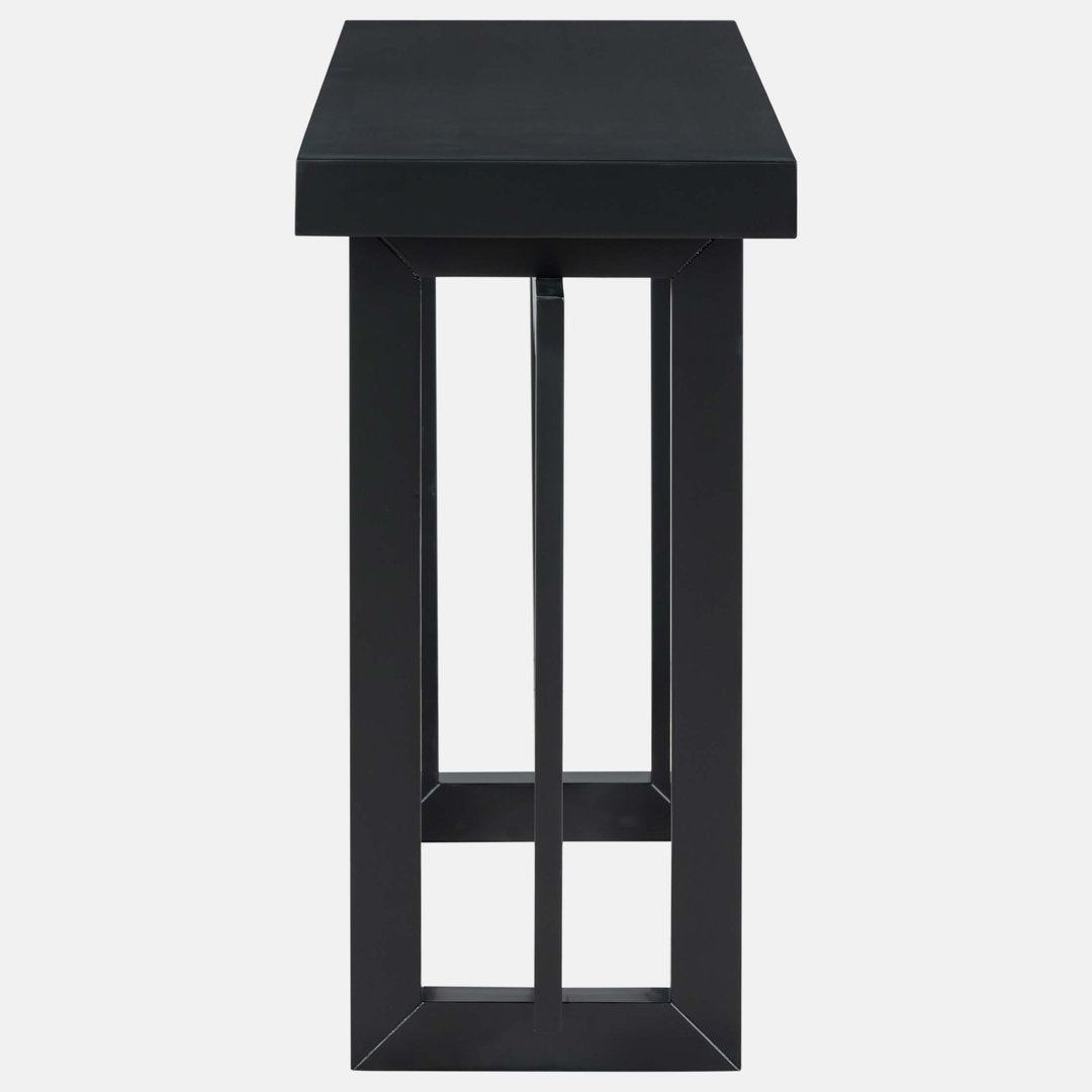 Thedrick 59" Extra Long Entryway Table Console Table 17 Stories Color: Black