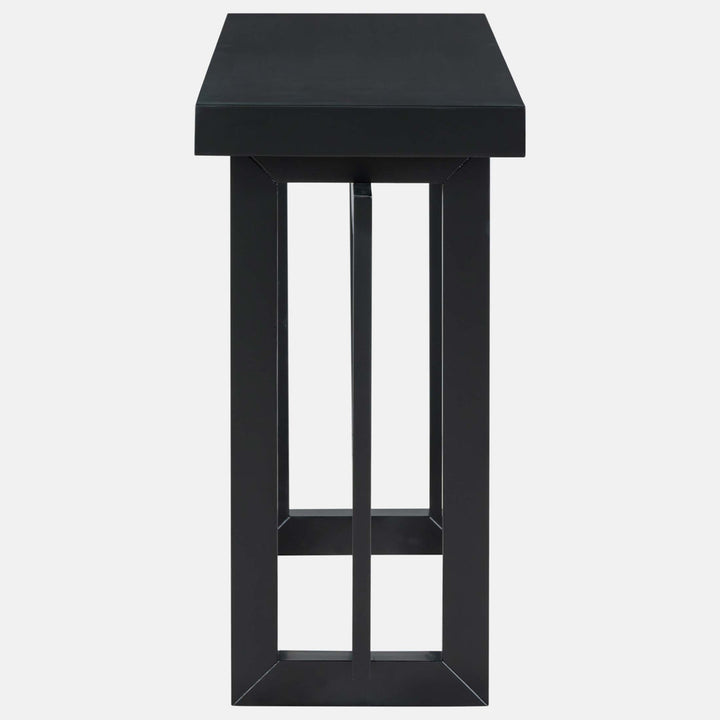Thedrick 59" Extra Long Entryway Table Console Table 17 Stories Color: Black